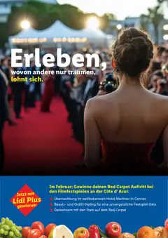 Lidl Erleben, wovon andere nur träumen ab 25.01.2026 gültig