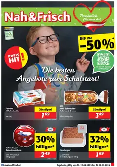 Vorschau von dem Prospekt - Nah und Frisch Flugblatt gültig ab 27.08.2025