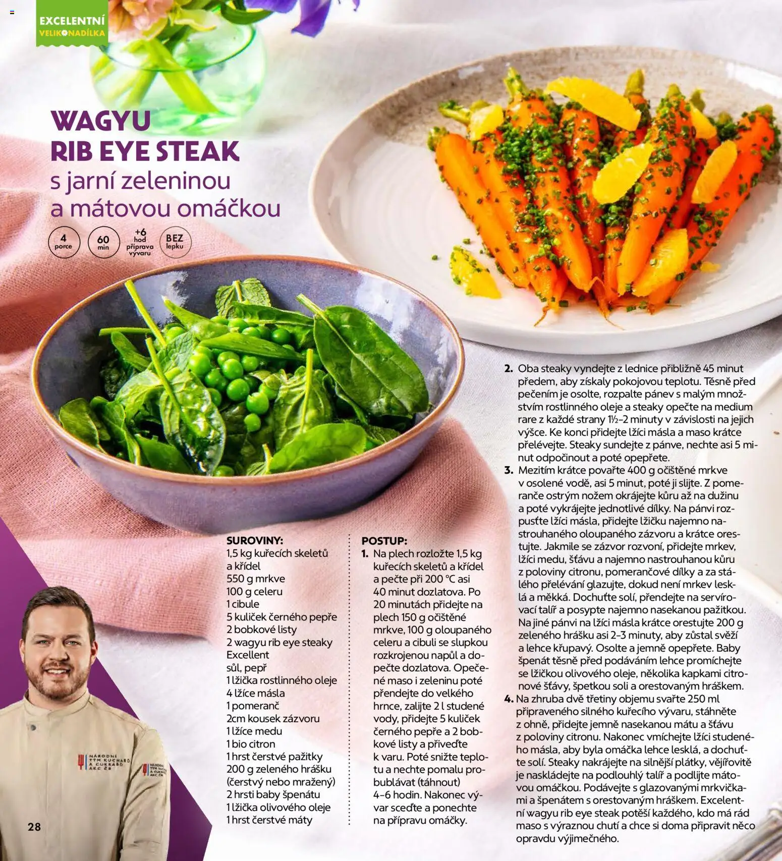 Albert magazín od 01.03.2026 | Strana: 28 | Produkty: Pánev, Talíř, Lžička, Maso