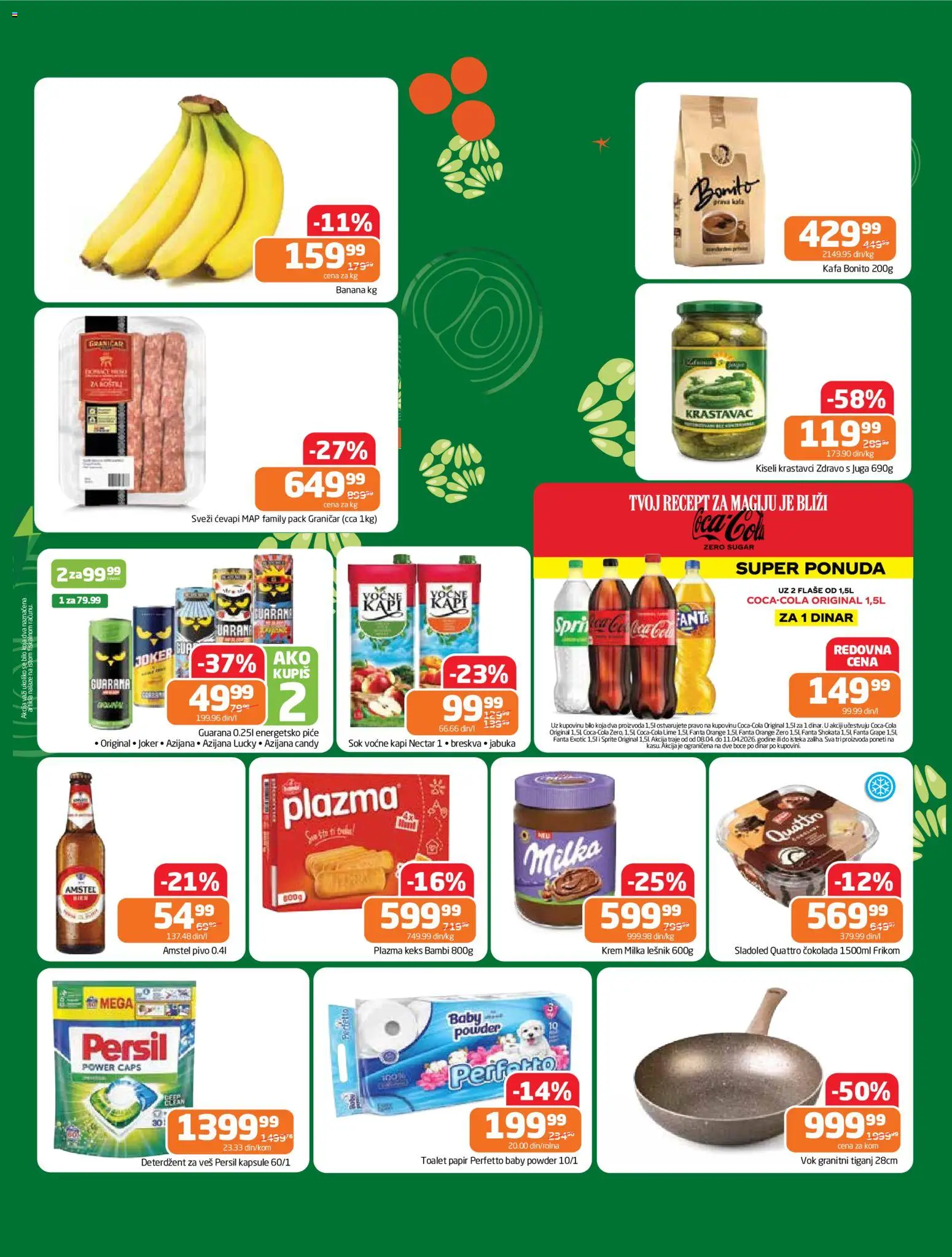 Gomex katalog - važi od 08.04.2026 | Strana: 2 | Proizvode: Milka, Sladoled, Plazma, Tiganj