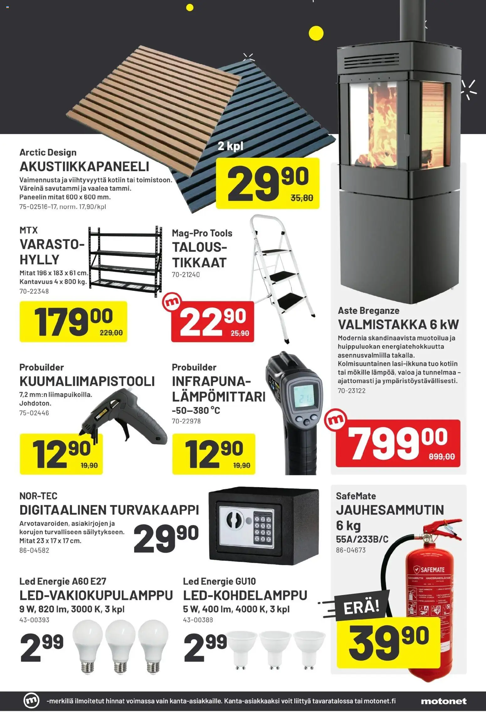 Motonet - Black Friday – voimassa 12.11.2025 alkaen | Sivu: 11 | Tuotteet: Lämpömittari, Hylly, Tikkaat