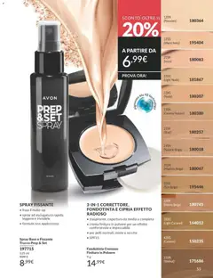 Anteprima del volantino Avon - campagna 3/2026 valido a partire dal 01.03.2026 | Pagina: 55 | Prodotti: Crema, Fondotinta, Trucco, Cipria