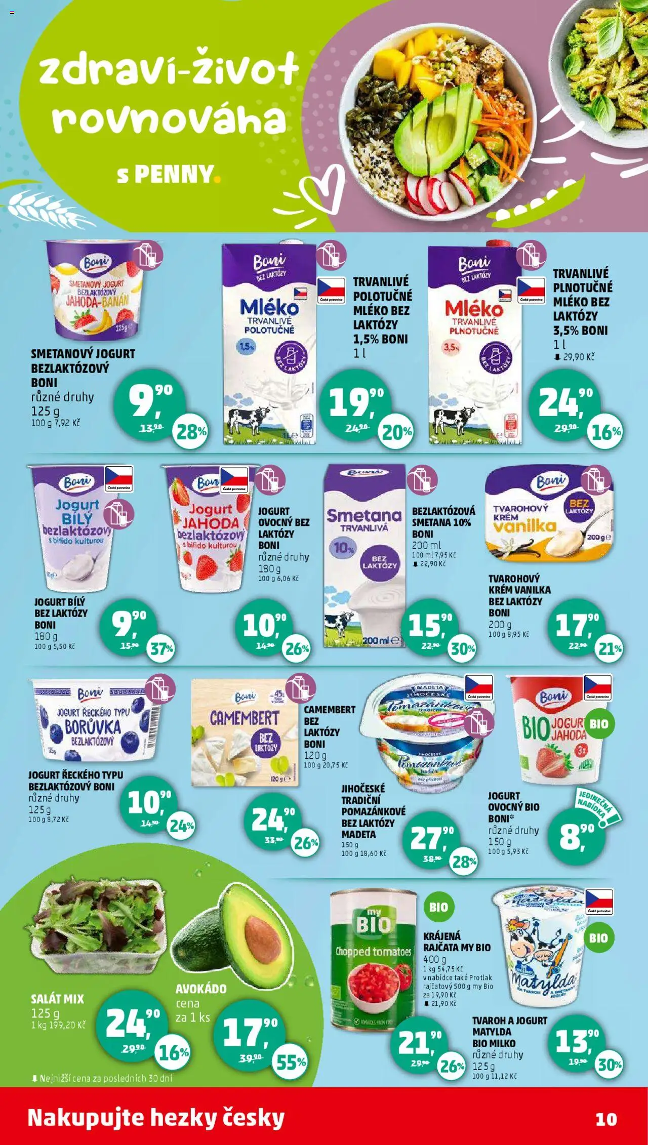 Penny Market leták - Čtvrtečník od 29.05.2025 | Strana: 10 | Produkty: Jogurt, Krém, Tvaroh, Avokádo
