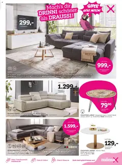 Mömax Prospekt 	 – gültig ab 08.09.2025 | Seite: 5 | Produkte: Wohnlandschaft, Ecksofa, Couchtisch