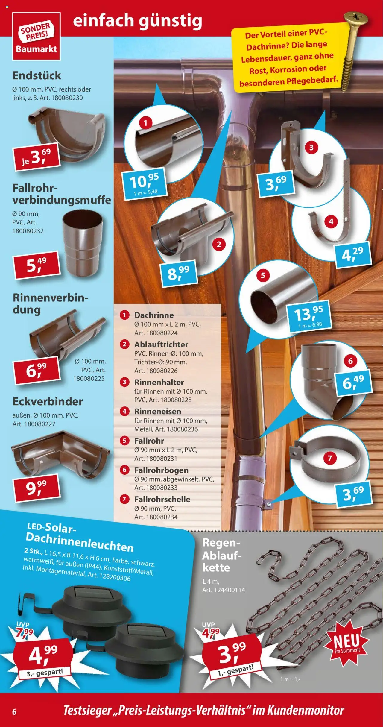Sonderpreis Baumarkt Prospekt 	 - gültig ab dem 14.06.2025 | Seite: 6