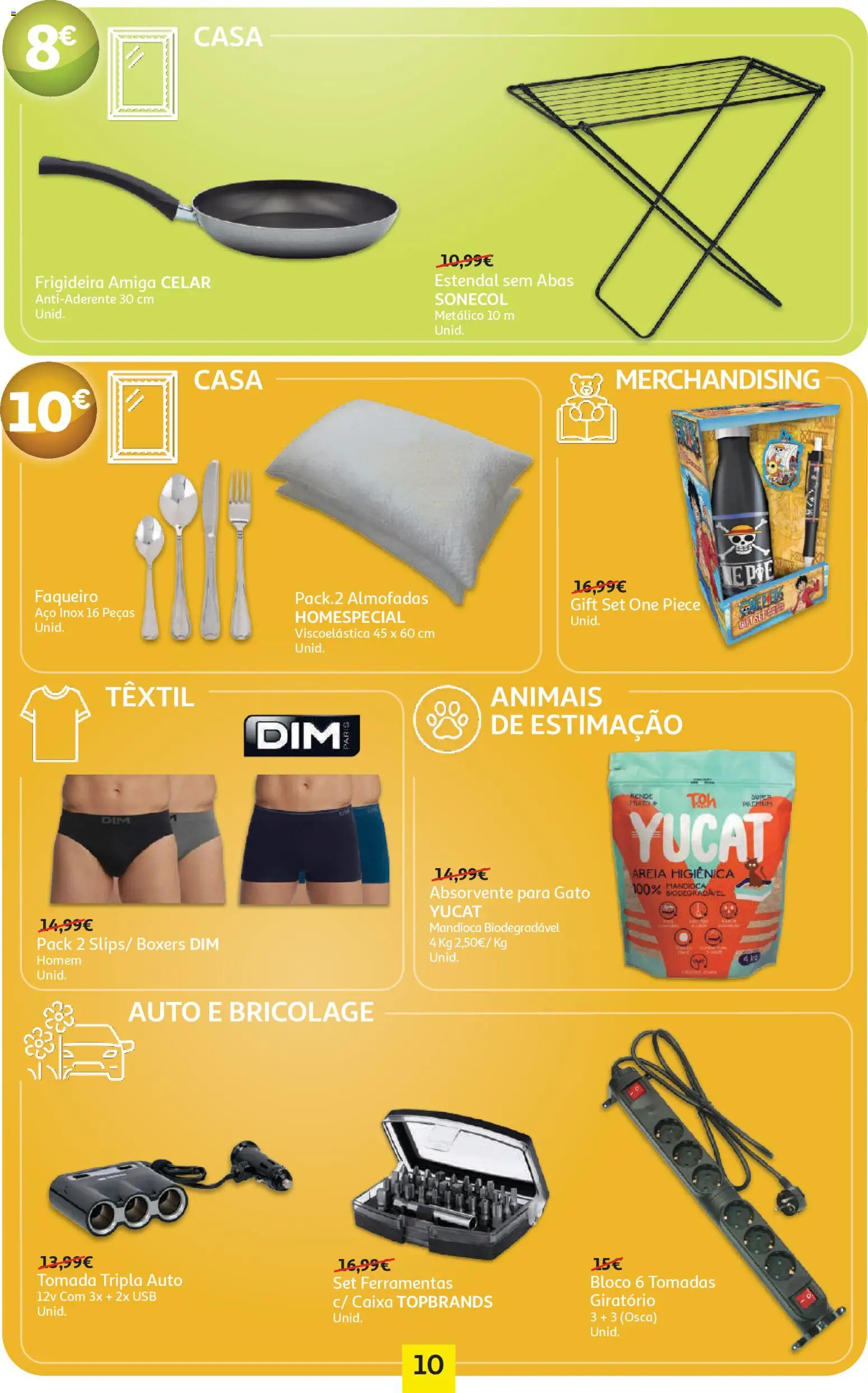 Auchan - Preços Redondos │ válido de 06.04.2026 | Página: 10 | Produtos: USB, Ferramentas, Tomada, Caixa