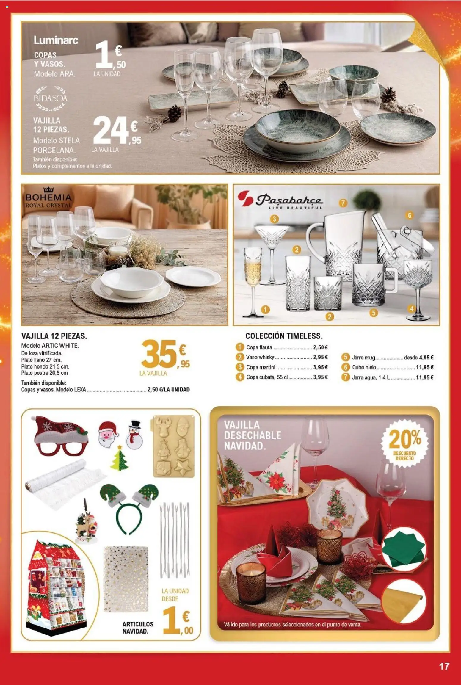 E.Leclerc folleto │ válido desde el 03.12.2025 | Página: 17 | Productos: Ηλεκτρονικα ειδη, Vasos, Whisky, Βρεφικό κρεβάτι