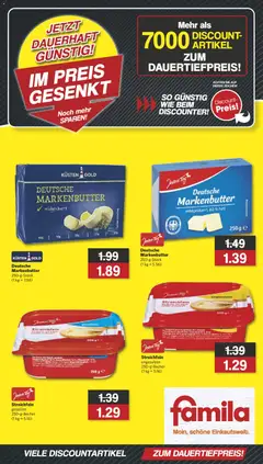 Famila Nordwest Preis gesenkt ab 29.10.2025 gültig