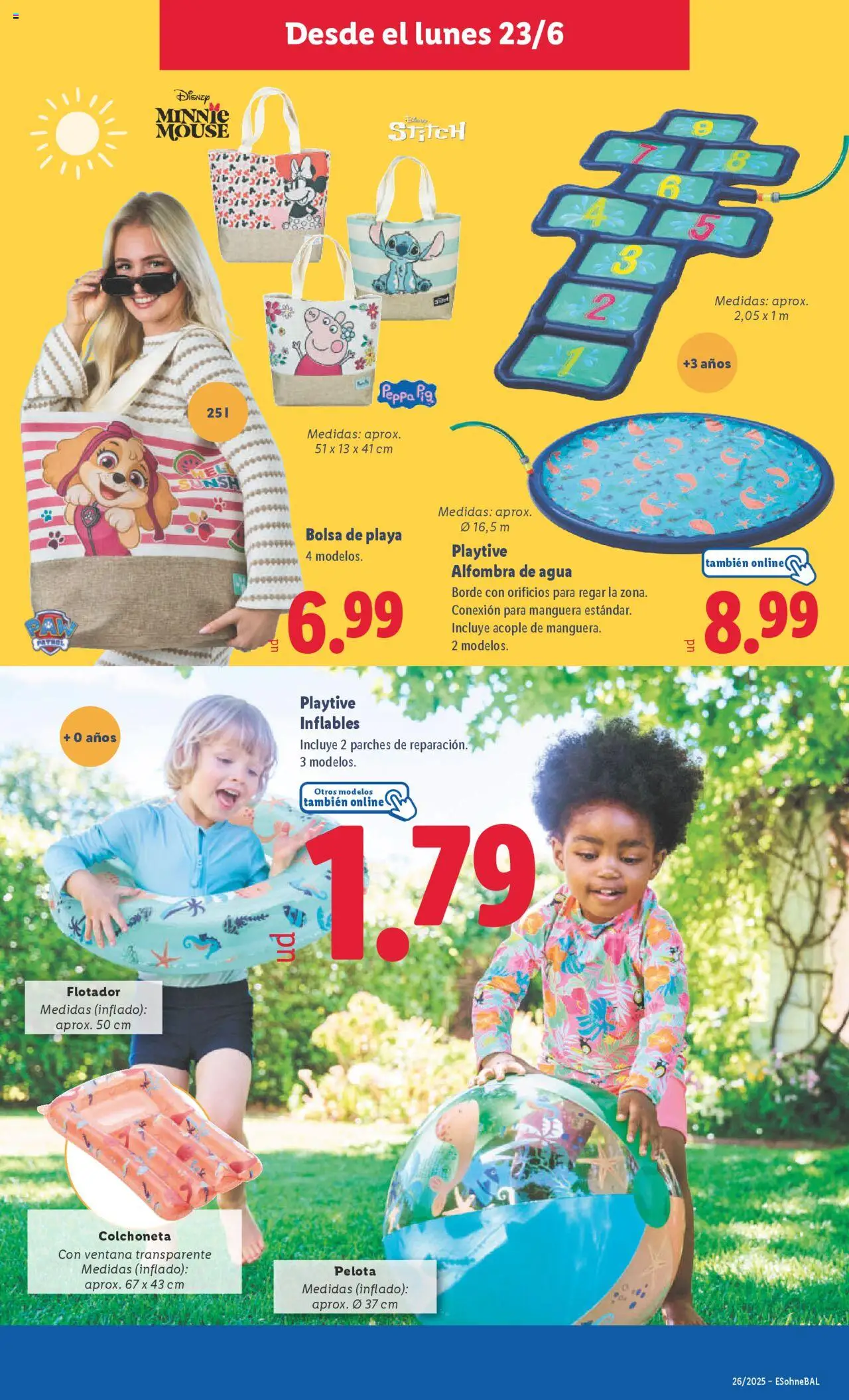 Lidl catálogo de bazar MAD │ válido desde el 23.06.2025 | Página: 5 | Productos: Manguera, Bolsa, Colchoneta, Alfombra