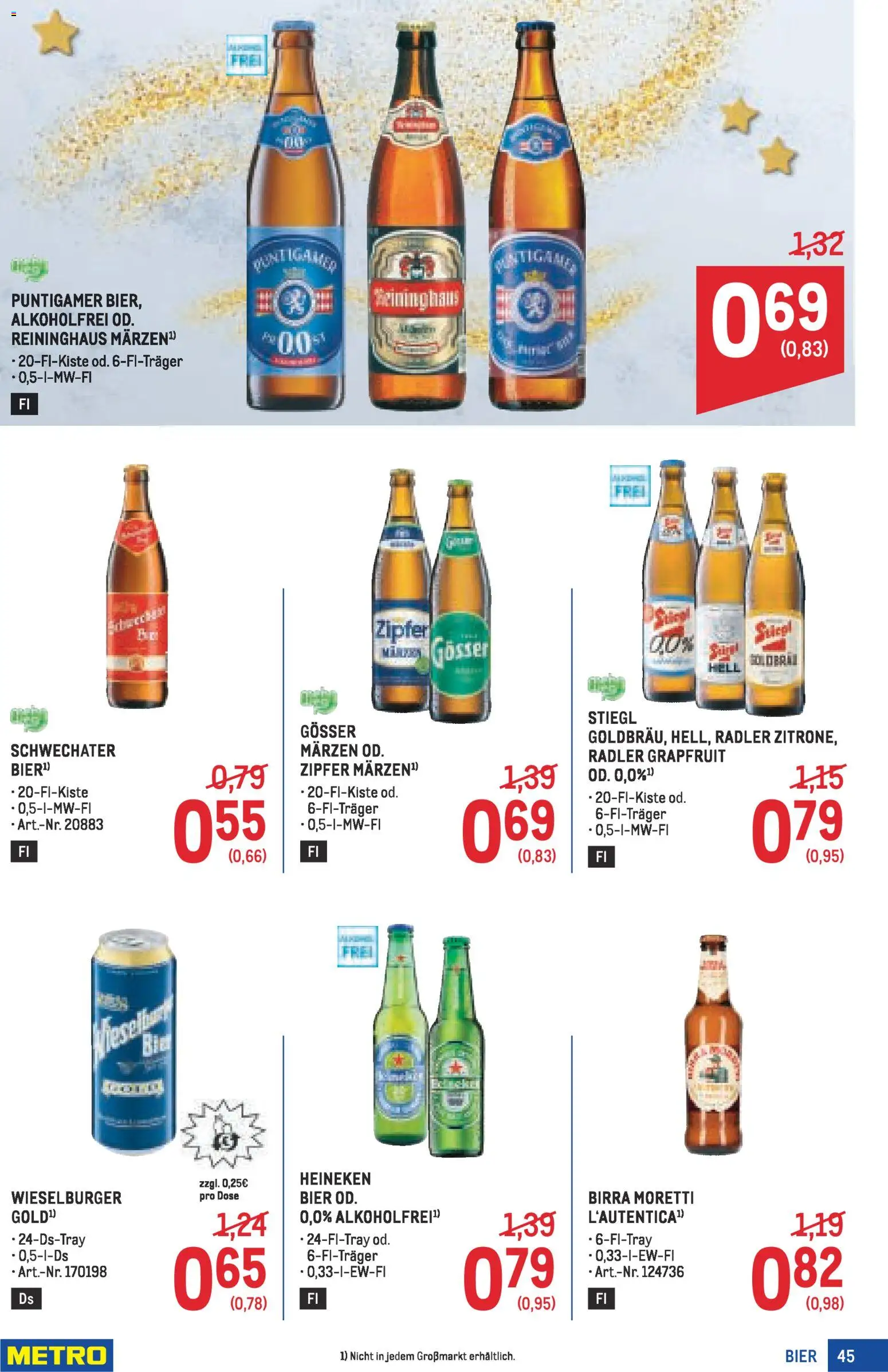 Metro angebote Profi gültig ab 11.12.2025 | Seite: 45 | Produkte: Bier