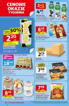 Auchan Gazetka od 18.09.2025 | Strona: 6 | Produkty: Karta, Jogurt owocowy, Jogurt, Ser gouda