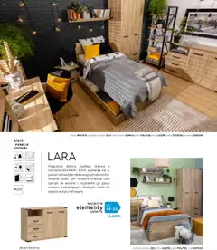 Pogląd oferty "Black Red White Gazetka - Katalog rodzinnych wnętrz" - ważna od 24.05.2024 | Strona: 116 | Produkty: Łóżko, Komoda, Półka, Szafka nocna