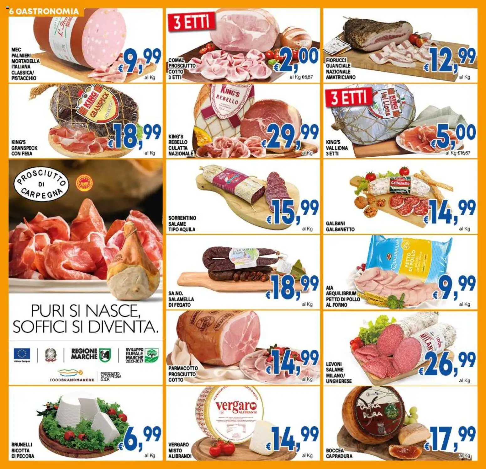 Volantino DEM del 27.11.2025 | Pagina: 6 | Prodotti: Petto di Pollo, Salame, Pollo, Guanciale