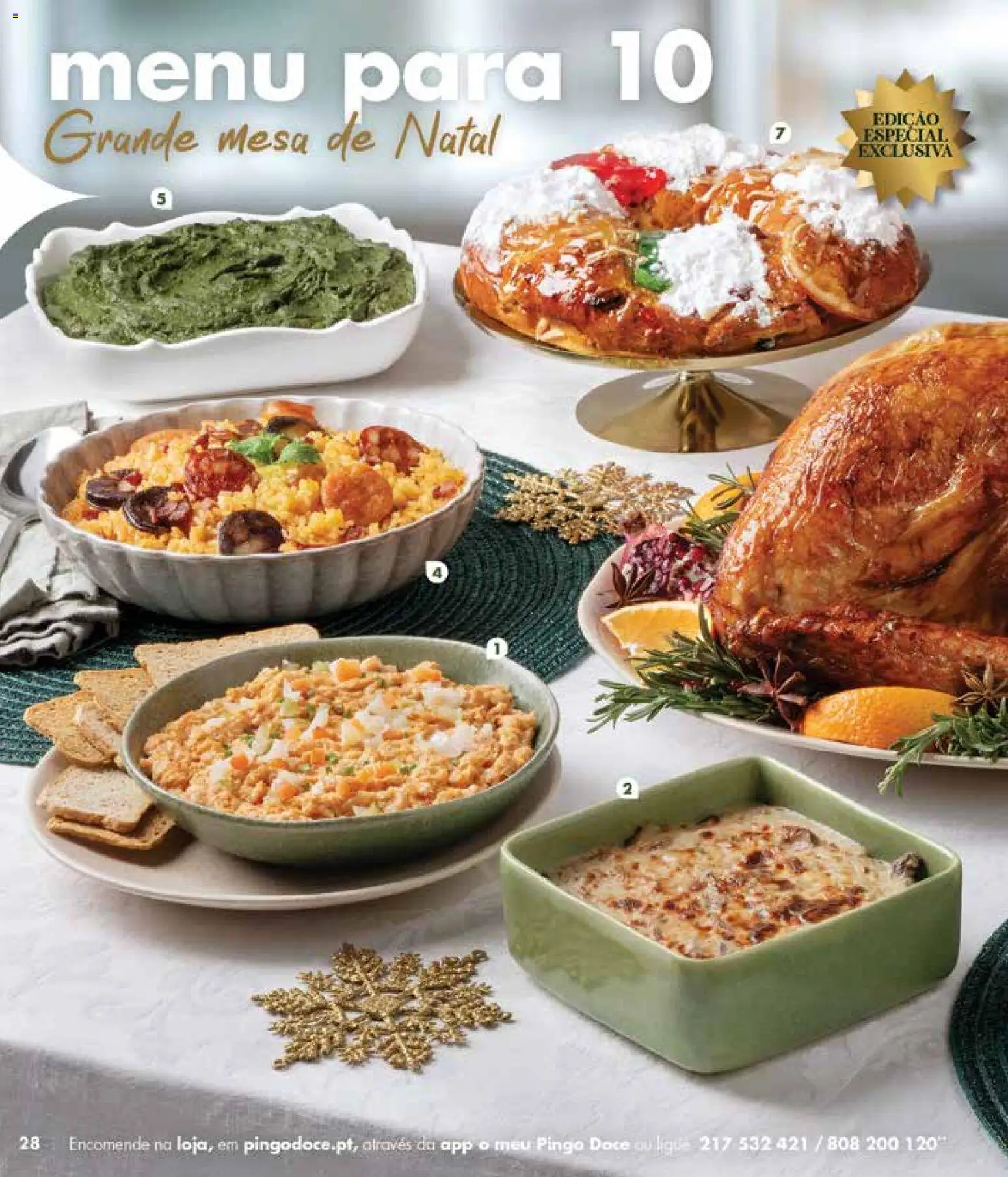 Pingo Doce Encomendas de Natal Madeira │ válido de 19.11.2025 | Página: 28 | Produtos: Mesa