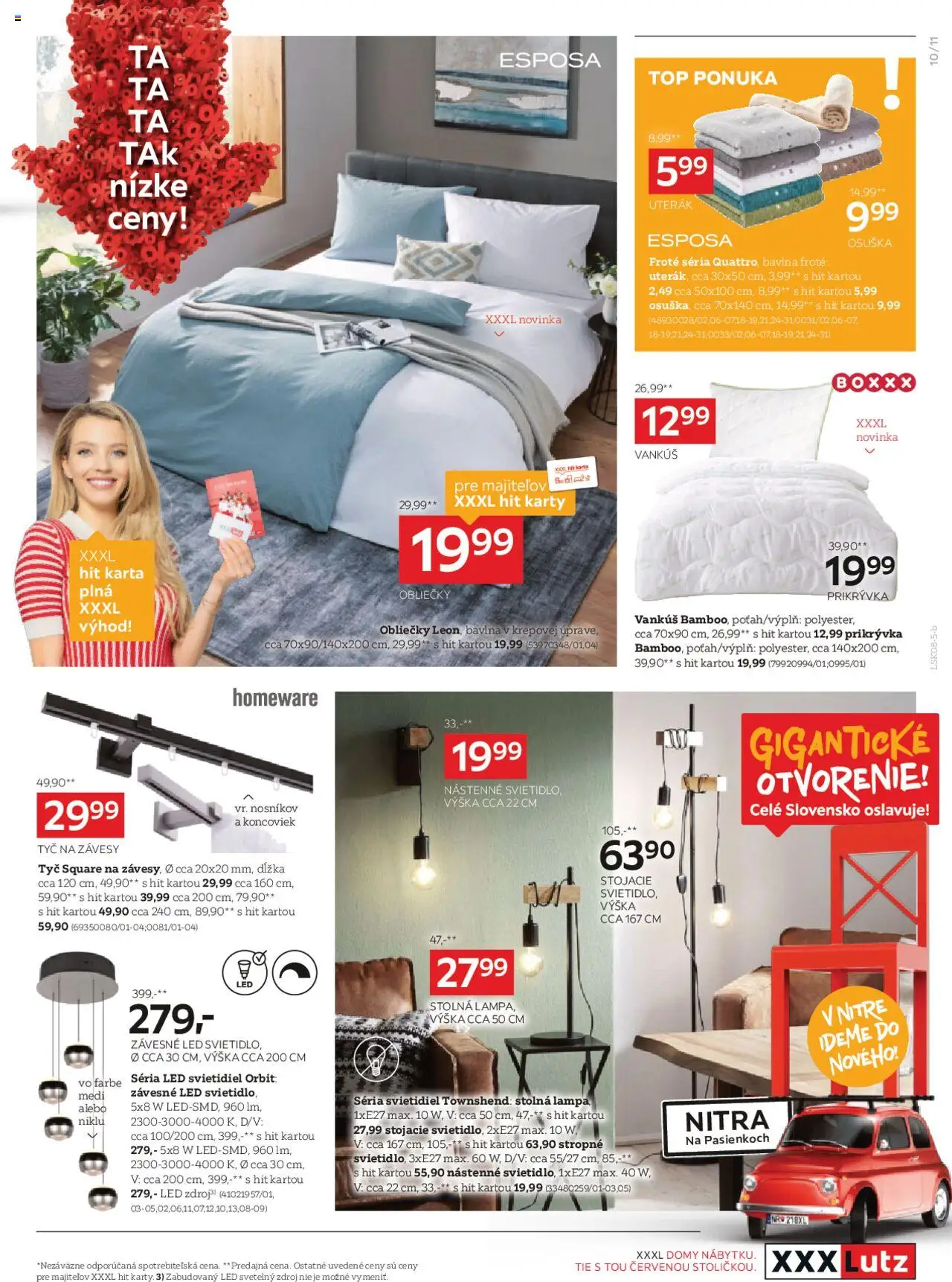 XXXLutz zľava 30 % takmer na všetko │ platný od 18.08.2025 | Strana: 11 | Produkty: Obliečky, Vankúš, Závesy