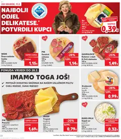 Kaufland HR Akciós újság - amely érvényes a következő dátumtól: 11.02.2026 | Oldal: 22