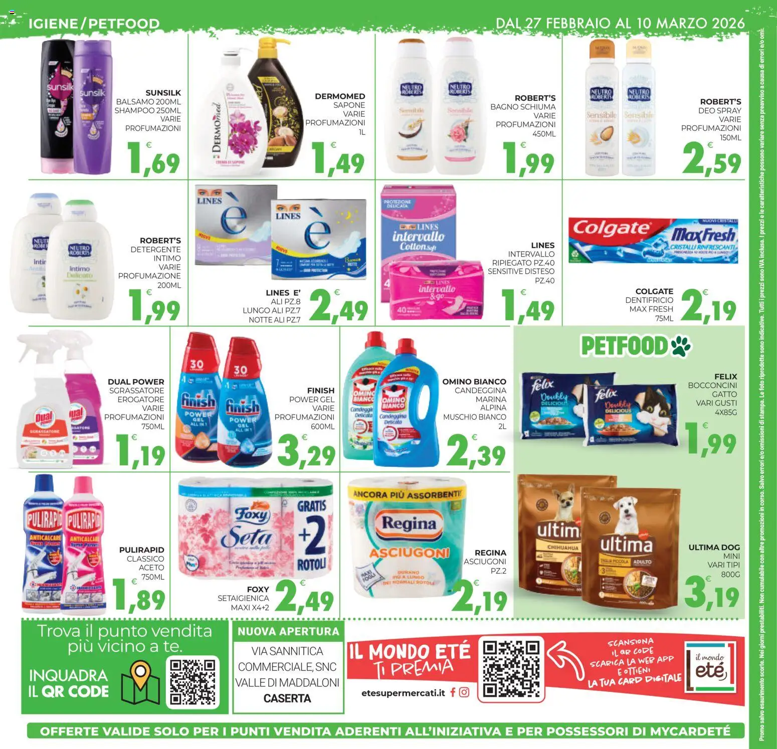 Volantino Eté del 27.02.2026 | Pagina: 12 | Prodotti: Sapone, Detergente, Intimo, Sgrassatore