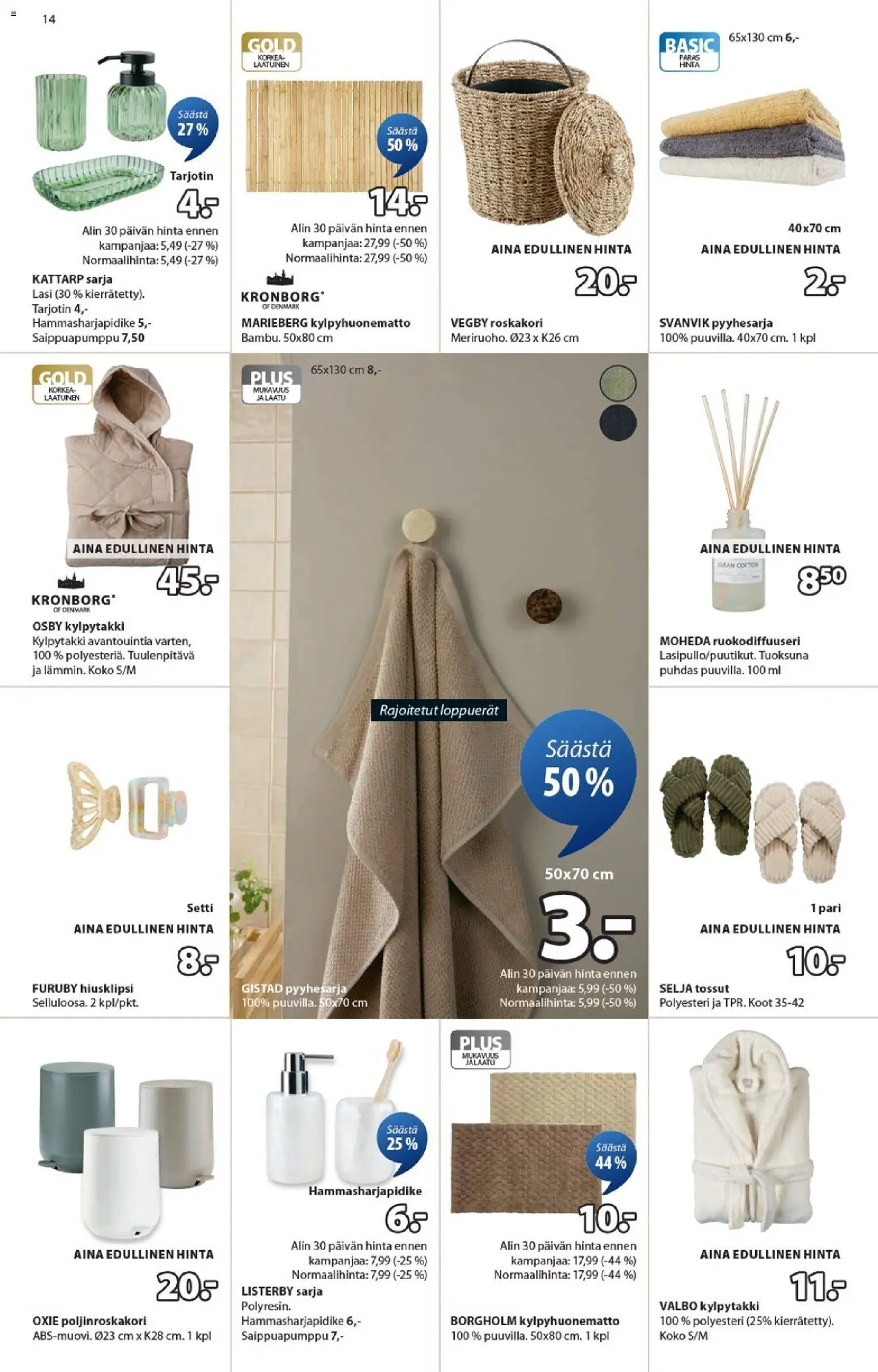 JYSK tarjoukset – voimassa 05.02.2026 alkaen | Sivu: 14