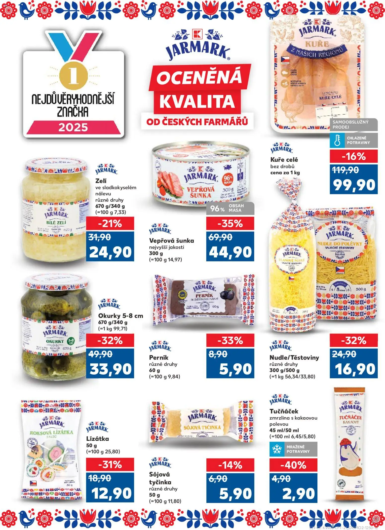 Kaufland leták - Plzeň od 04.02.2026 | Strana: 21 | Produkty: Šunka, Perník, Zmrzlina, Potraviny
