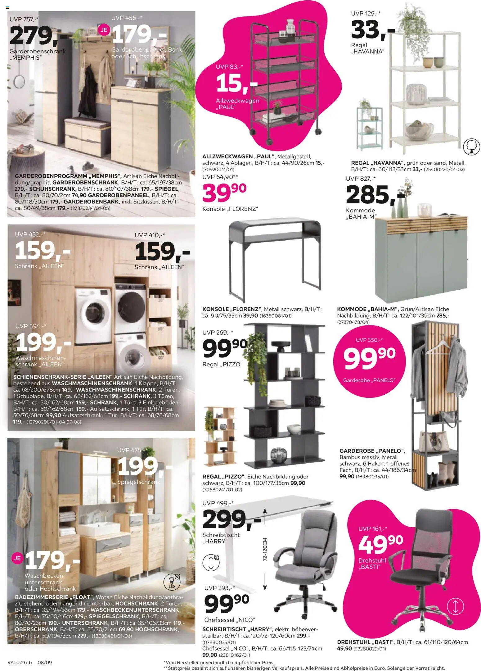 Mömax Prospekt aktuell gültig ab 03.02.2026 | Seite: 8 | Produkte: Kommode, Regal, Waschbecken, Spiegel