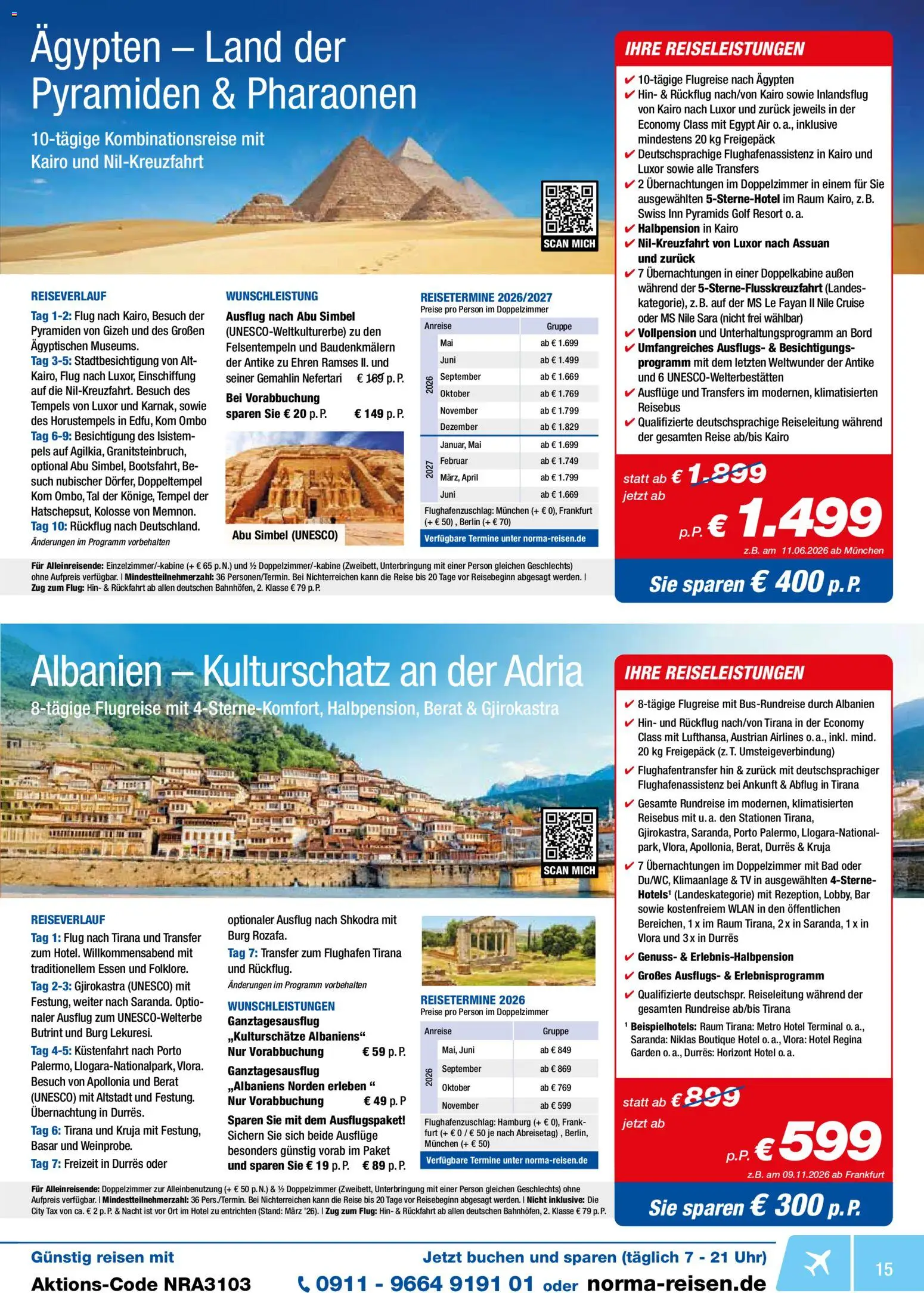 Norma Resien – gültig ab 01.03.2026 | Seite: 15 | Produkte: Klimaanlage, Bad, Uhr, TV