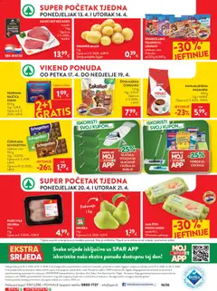 Spar Katalog - Pregled kataloga iz trgovine Spar, vrijedi od 15.04.2026 | Stranica: 32 | Proizvodi: Jaja, Pileći file, Podravka, Rajčica