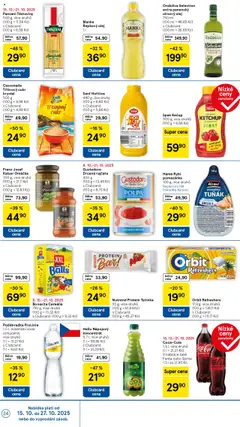 Náhled letáku Cassonade Třtinový cukr krystal, 500 g (100 g = 9,98 Kč) s Clubcard: (100 g = 4,98 Kč) od 15.10.2025 | Strana: 24