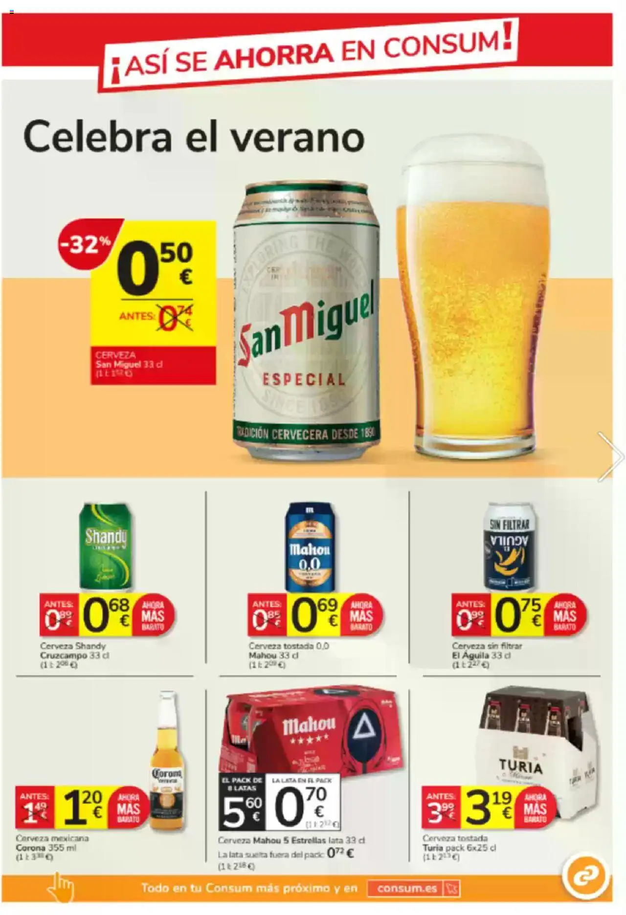 Consum folleto │ válido desde el 26.06.2025 | Página: 17 | Productos: Cerveza