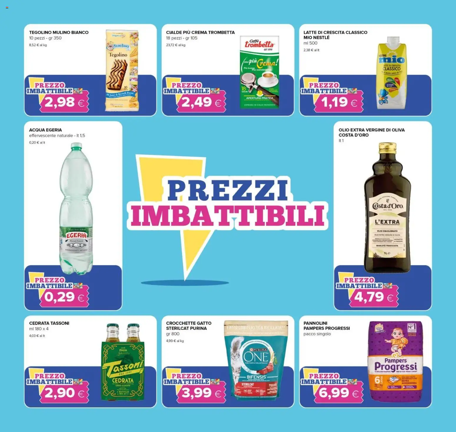 Volantino Tigre del 23.10.2025 | Pagina: 3 | Prodotti: Crema, Crocchette, Pampers, Crocchette gatto