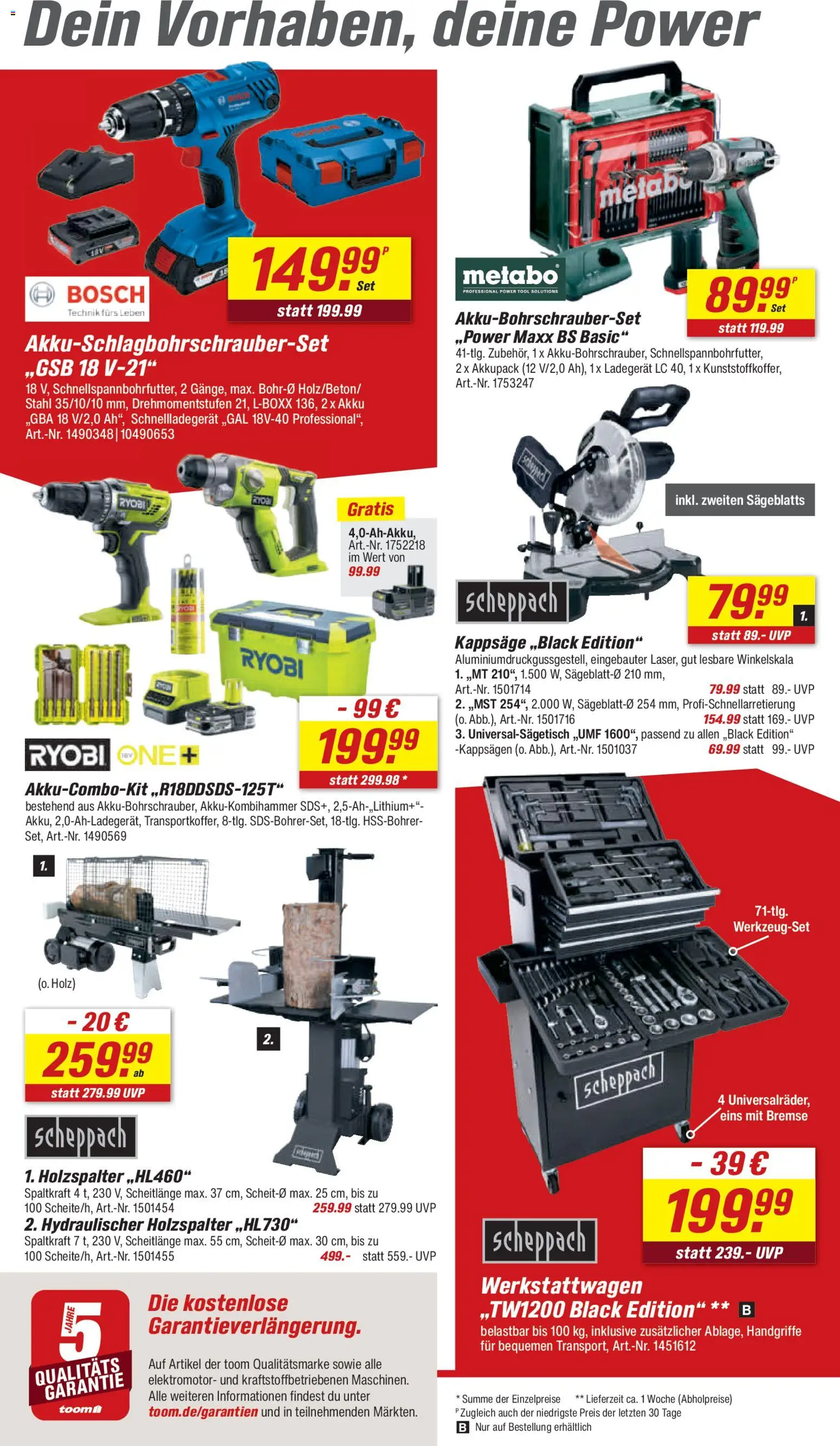 Toom Baumarkt Prospekt 	 – gültig ab 21.02.2026 | Seite: 10 | Produkte: Bosch, Ladegerät