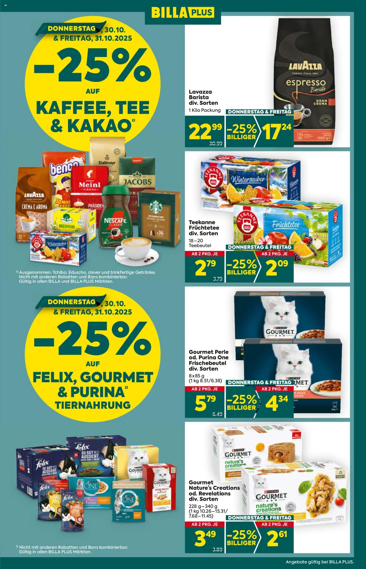 Billa Plus Flugblatt - Oberösterreich gültig ab 30.10.2025 | Seite: 3 | Produkte: Tee