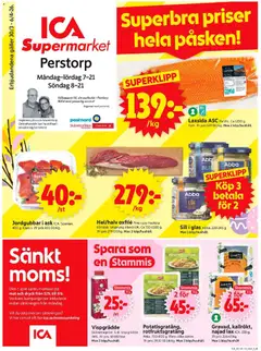 ICA Supermarket - Perstorp - Förhandsvisning av reklamblad från butik ICA Supermarket aktuell från 30.03.2026