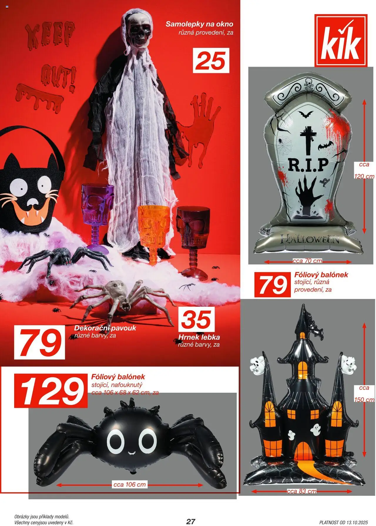 Kik leták od 13.10.2025 | Strana: 27 | Produkty: Hrnek, Samolepky