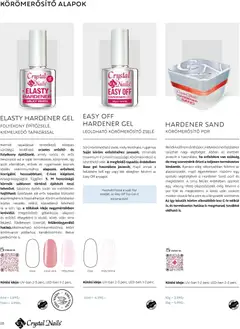 Crystal Nails 2026/27 Nagykatalógus - amely érvényes a következő dátumtól: 09.03.2026 | Oldal: 28 | Termékek: Videó, Alapozó, Erősítő