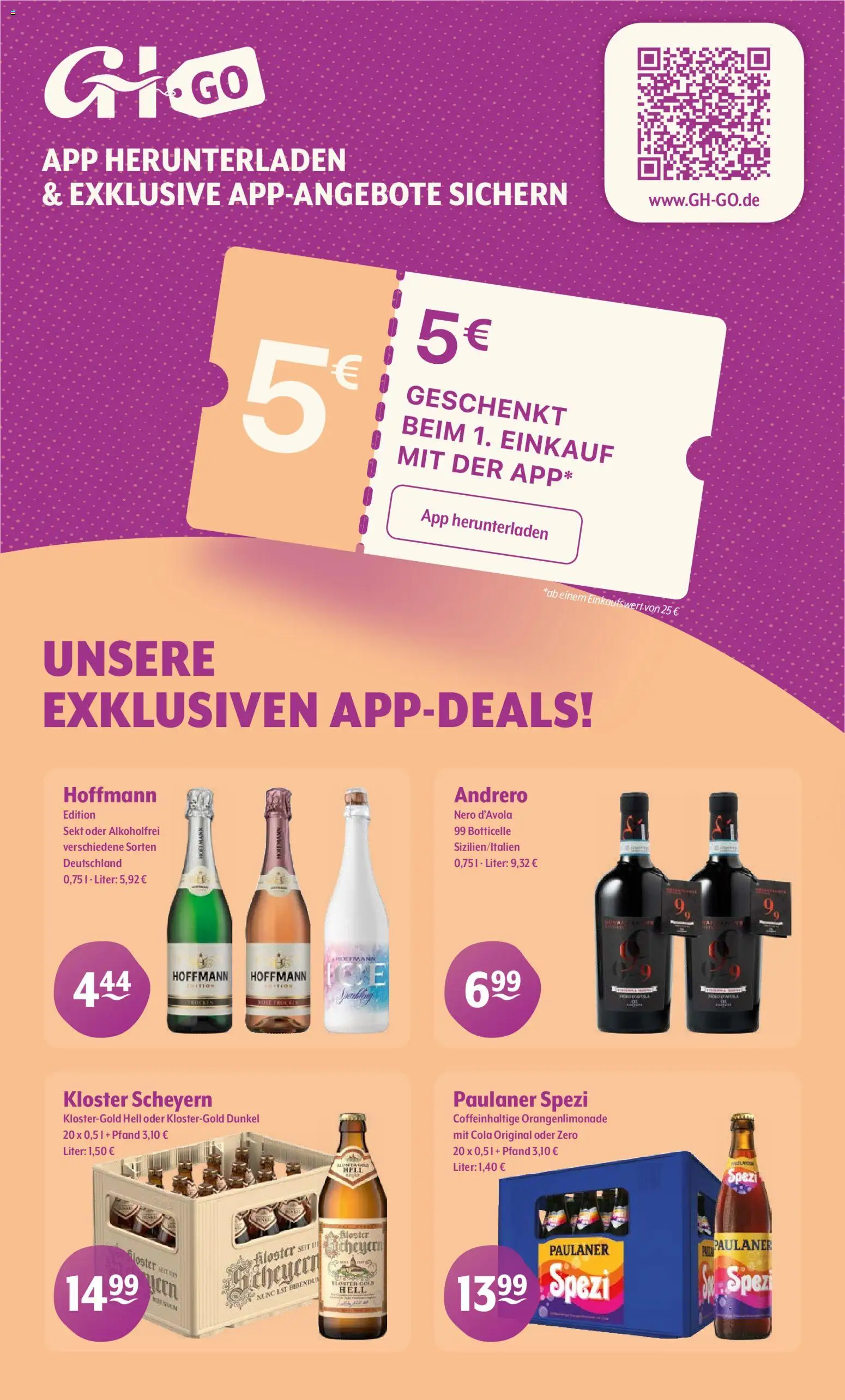 Getränke Hoffmann - Nordrhein - Westfalen – gültig ab 24.11.2025 | Seite: 9 | Produkte: Cola, Paulaner spezi, Sekt, Paulaner