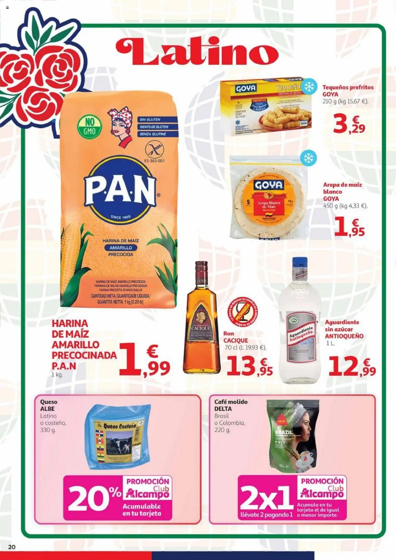 Alcampo - Canarias │ válido desde el 09.10.2025 | Página: 20 | Productos: Queso, Café, Café molido