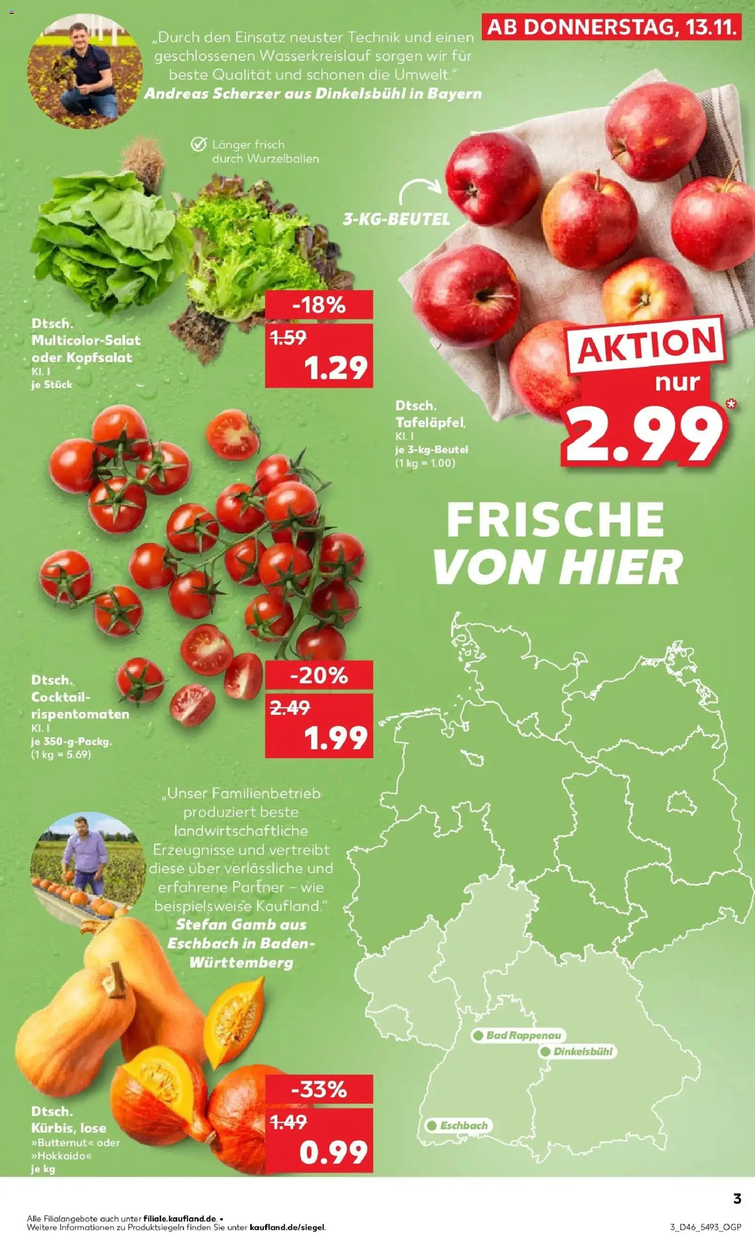 Kaufland prospekt Schwäbisch Hall	 – gültig ab 13.11.2025 | Seite: 3 | Produkte: Bad
