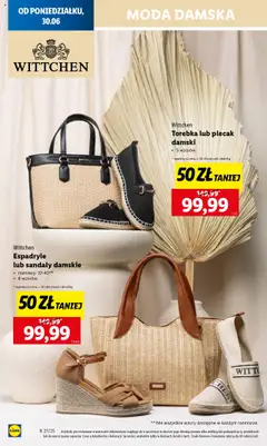 Lidl Gazetka od 30.06.2025 | Strona: 8 | Produkty: Espadryle, Sandały, Torebka, Plecak
