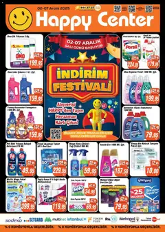 02.12.2025 tarihinden itibaren geçerli olan Happy Center kataloğu önizlemesi