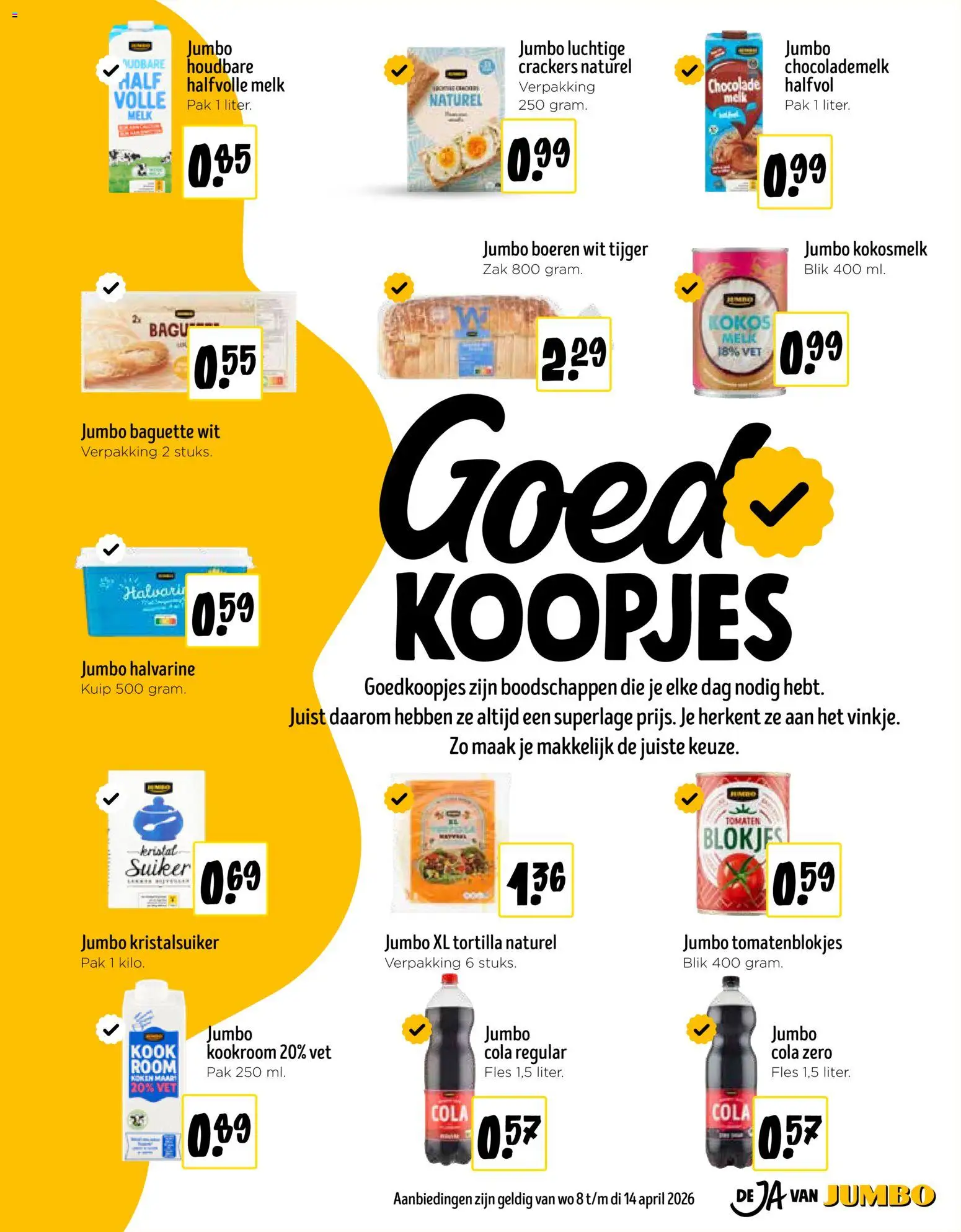 {H1} | Pagina: 5 | Producten: Tomaten, Tortilla, Zak, Chocolade