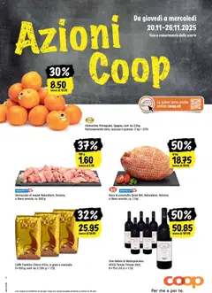 Coop - Una settimana di azioni ab 20.11.2025 gültig