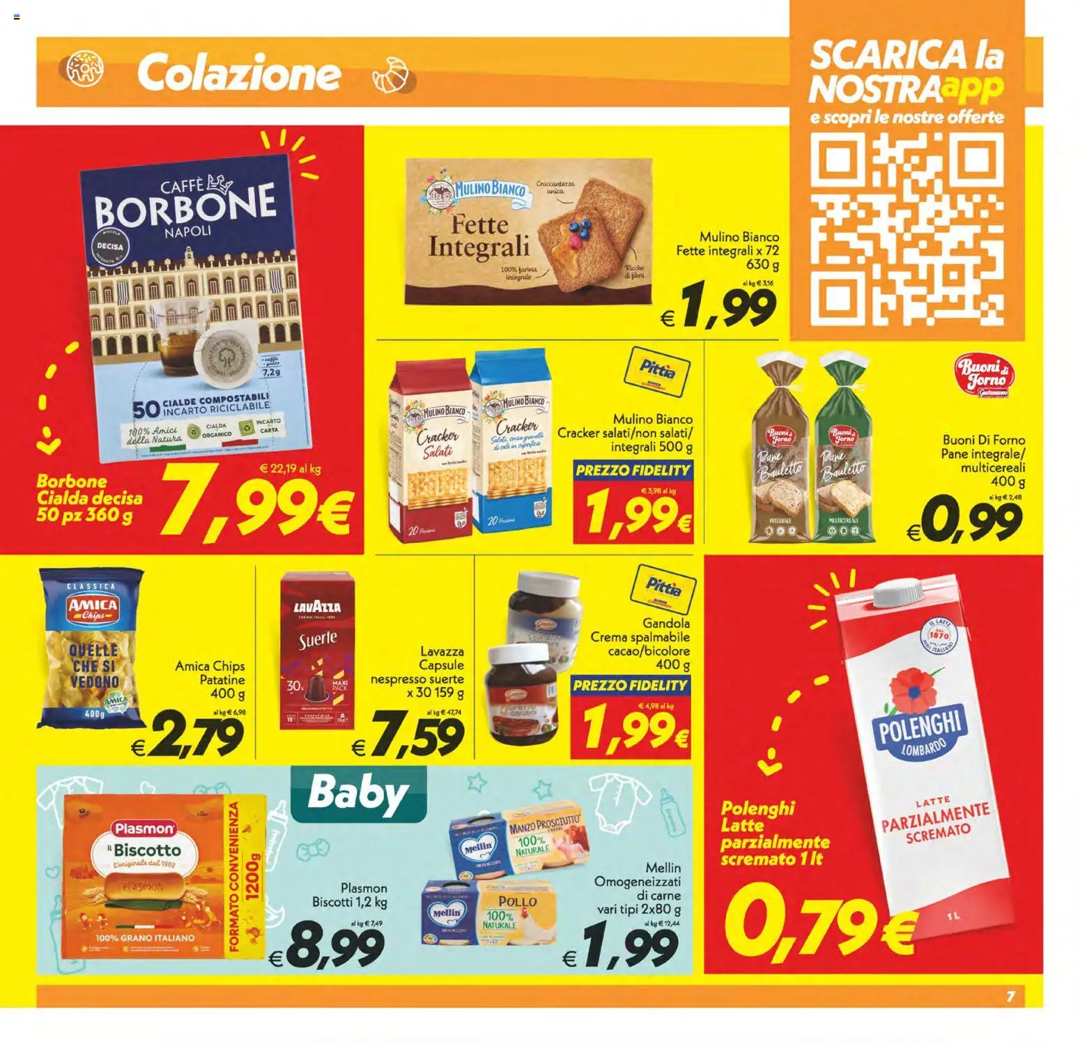 Volantino SuperConveniente del 24.02.2026 | Pagina: 7 | Prodotti: Crema, Caffè, Patatine, Forno