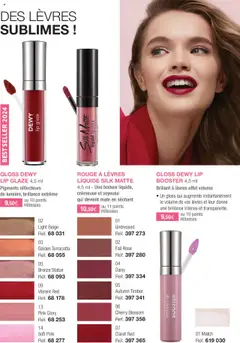  | Page: 51 | Produits: Gloss, Rouge à lèvres, Brillant à lèvres