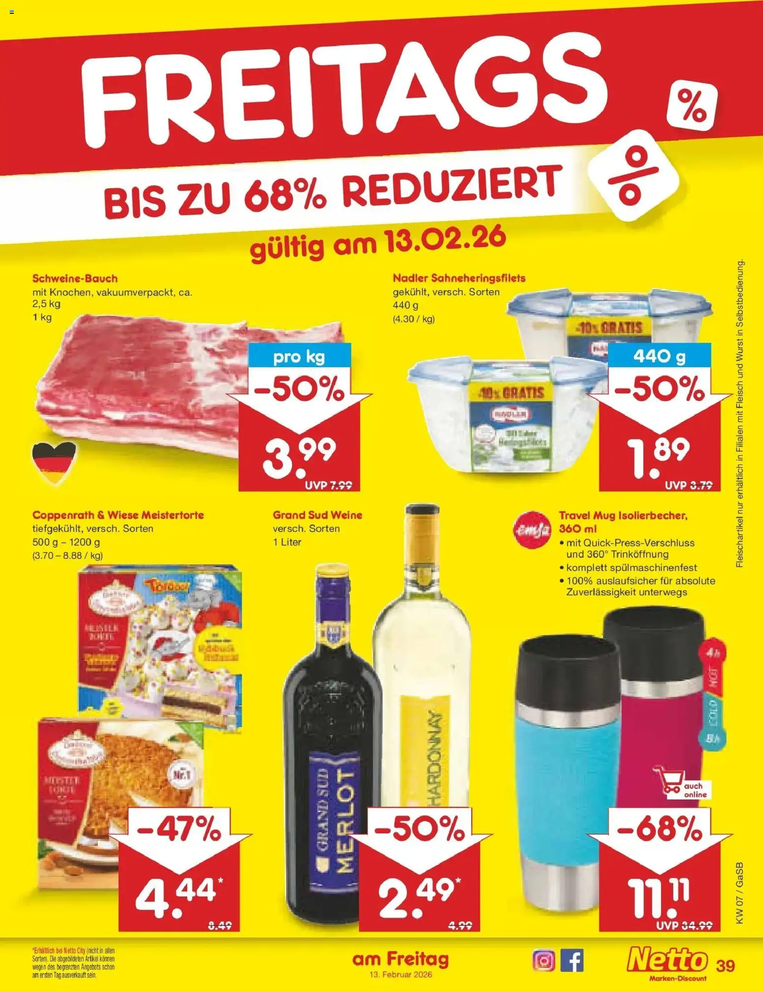 Netto Marken-Discount - Netto: Wochenangebote – gültig ab 09.02.2026 | Seite: 51