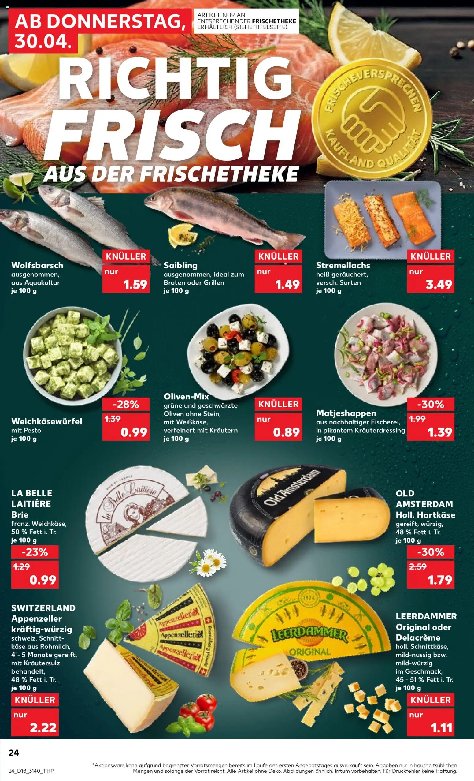 Kaufland Prospekt Leipzig	 – gültig ab 30.04.2026 | Seite: 24 | Produkte: Käse, Leerdammer