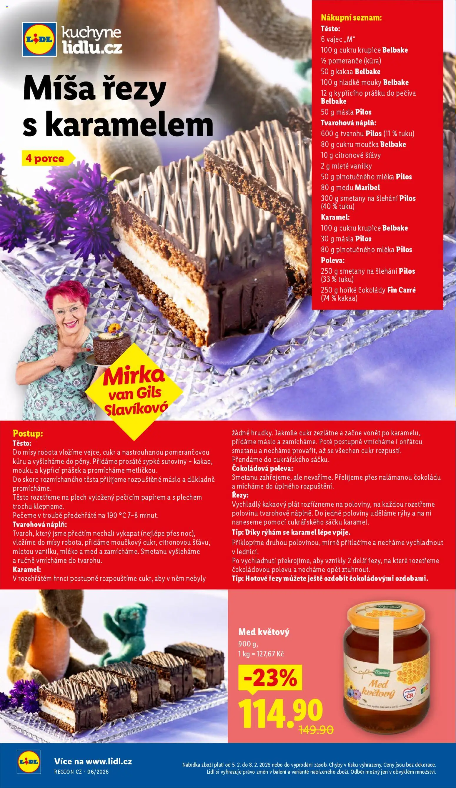Lidl leták od 05.02.2026 | Strana: 30 | Produkty: Máslo, Pomeranče, Krupice, Med