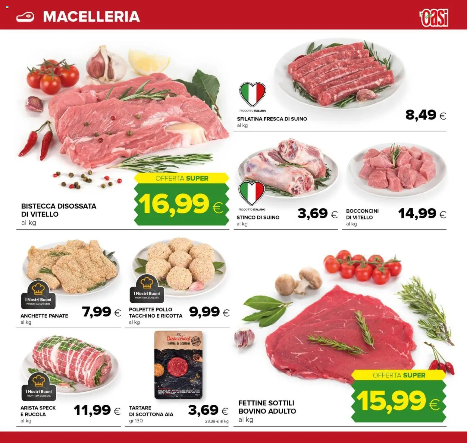 Volantino Oasi del 26.02.2026 | Pagina: 7 | Prodotti: Speck, Bovino, Pollo, Suino