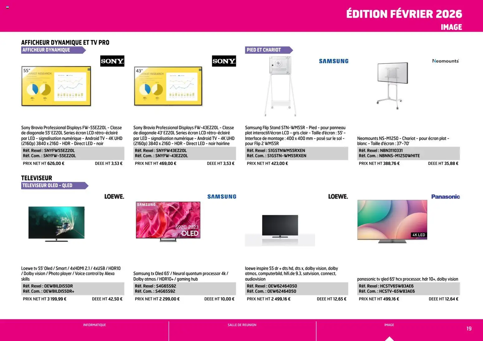 {H1} | Page: 19 | Produits: Televiseur