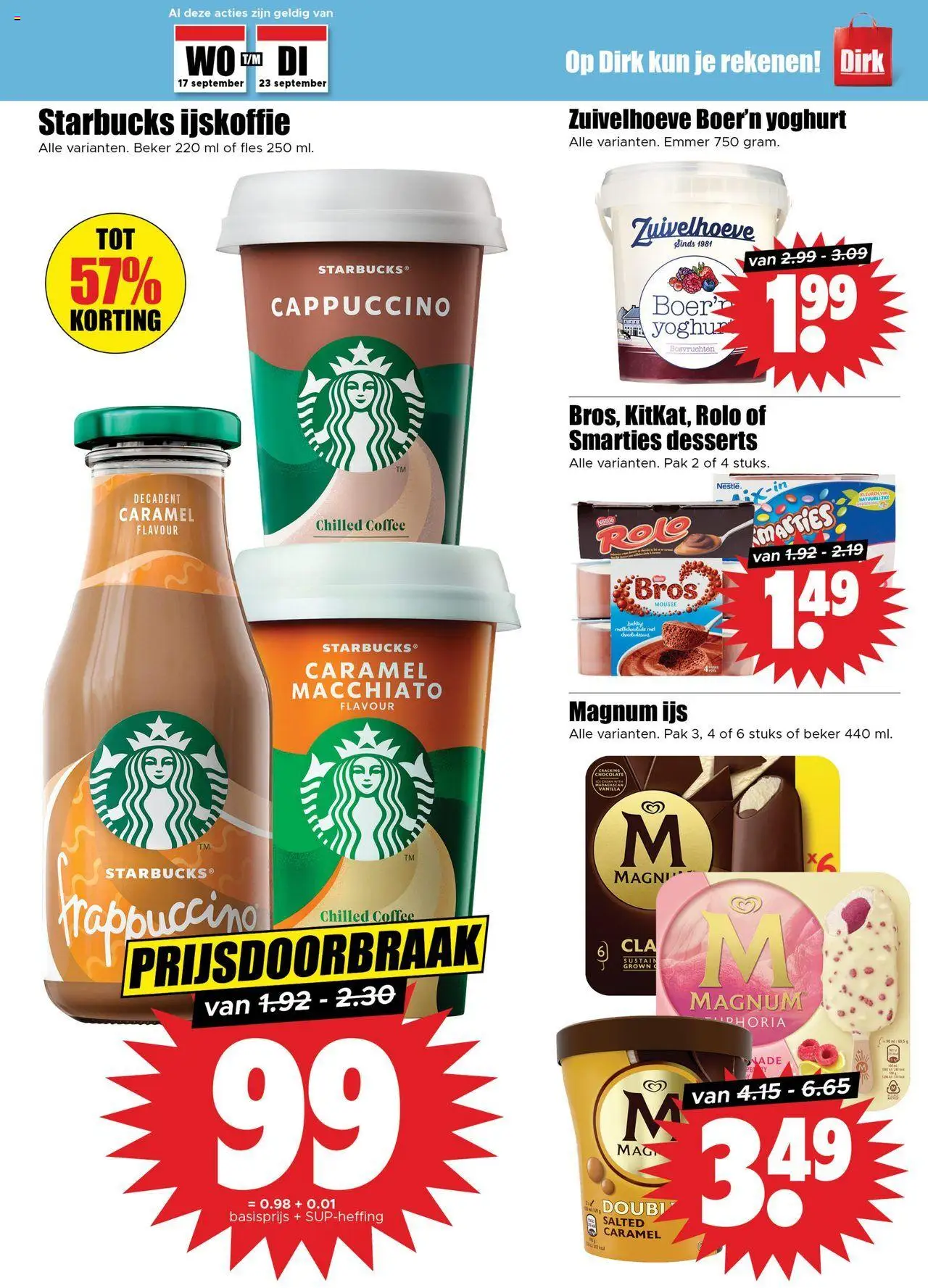  | Pagina: 13 | Producten: Yoghurt, Beker, Cappuccino, Ijskoffie