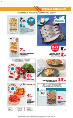  | Page: 15 | Produits: Radis, Daurade, Tomate cerise, Daurade royale